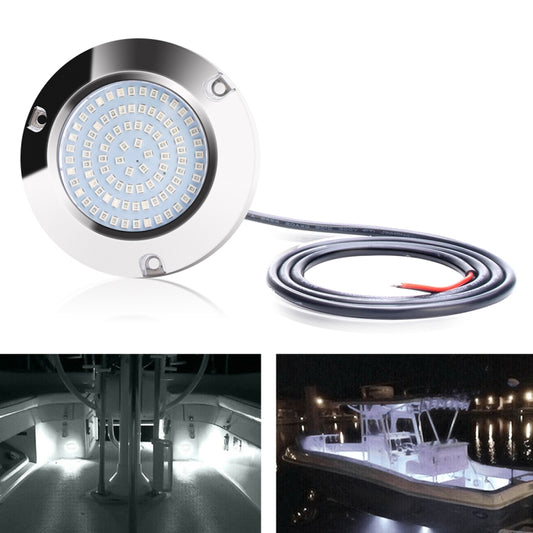 Ship / Yacht 10-30V 90LEDs Waterproof Stainless Steel Underwater Light (White Light) by buy2fix