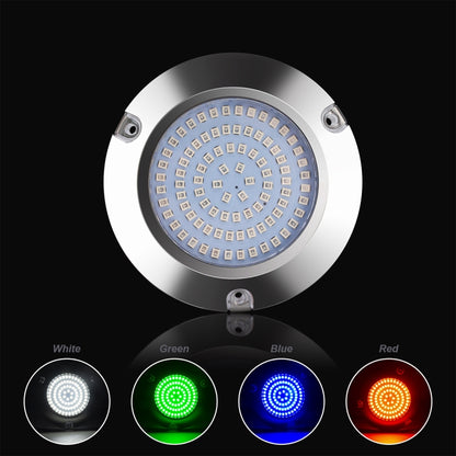 Ship / Yacht 10-30V 90LEDs Waterproof Stainless Steel Underwater Light (Red Light) - Marine Accessories & Parts by buy2fix | Online Shopping UK | buy2fix