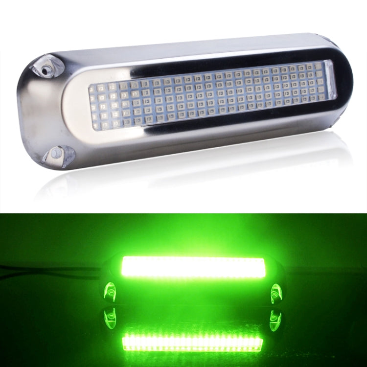 Ship / Yacht 10-30V 120LEDs Waterproof Stainless Steel Underwater Light (Green Light) by buy2fix