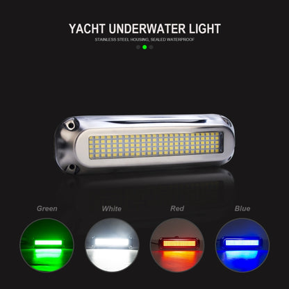 Ship / Yacht 10-30V 120LEDs Waterproof Stainless Steel Underwater Light (Red Light) - Marine Accessories & Parts by buy2fix | Online Shopping UK | buy2fix