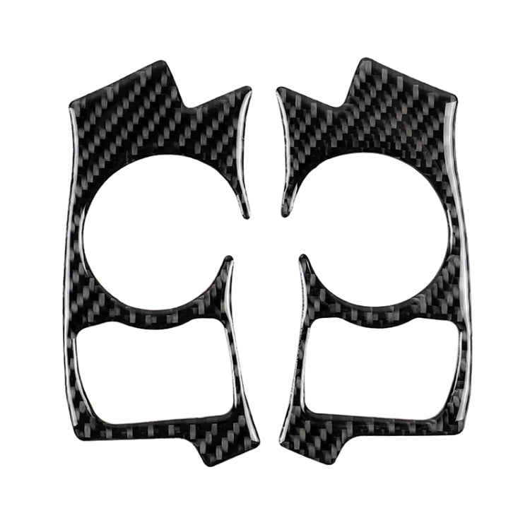 Car Carbon Fiber Steering Wheel Button Decorative Sticker for Lexus IS250 NX200 200t 300h 2013-2020, B Style by buy2fix