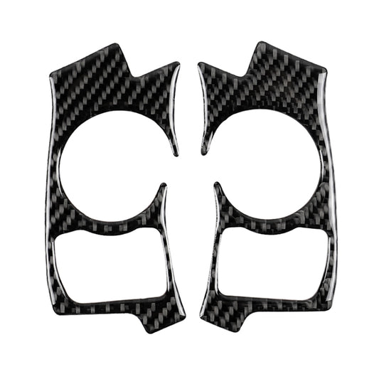 Car Carbon Fiber Steering Wheel Button Decorative Sticker for Lexus IS250 NX200 200t 300h 2013-2020, B Style by buy2fix