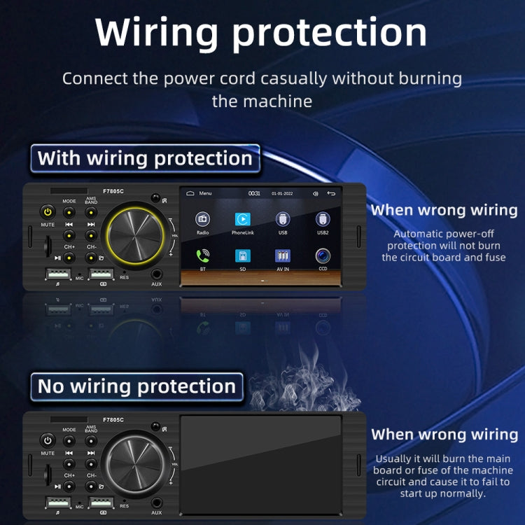 4 inch 800x480P Car Radio Receiver MP5 Player, Support FM & Bluetooth & SD Card with Remote Control by buy2fix