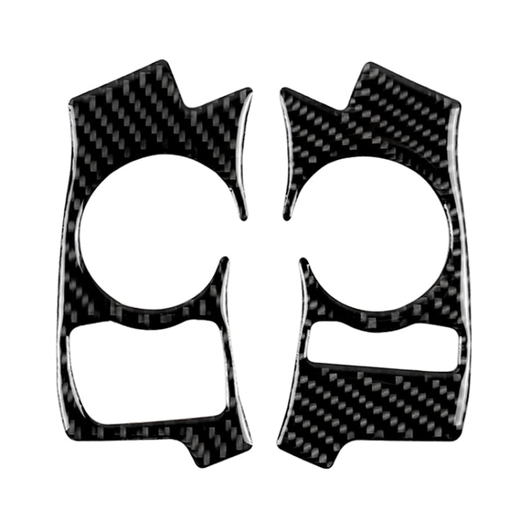 Car Carbon Fiber Steering Wheel Button Decorative Sticker for Lexus IS250 NX200 200t 300h 2013-2020, A Style by buy2fix