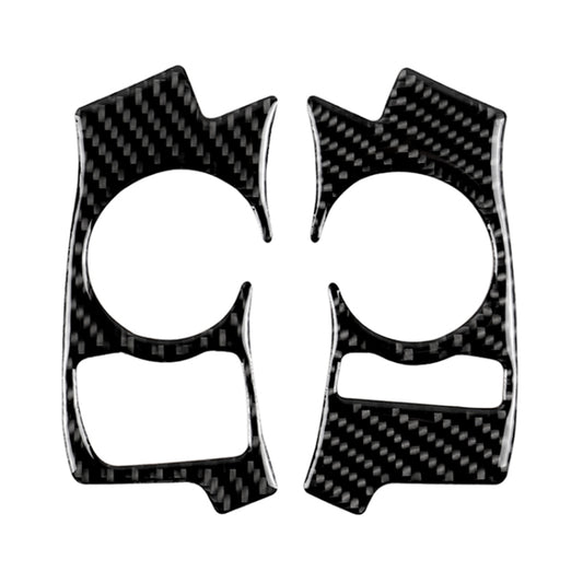 Car Carbon Fiber Steering Wheel Button Decorative Sticker for Lexus IS250 NX200 200t 300h 2013-2020, A Style by buy2fix