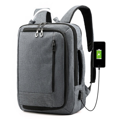 cxs-620 Multifunctional Oxford Laptop Bag Backpack (Grey) by buy2fix