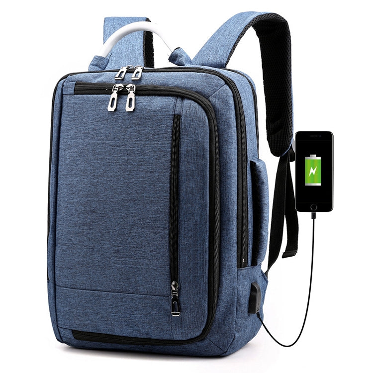 cxs-620 Multifunctional Oxford Laptop Bag Backpack (Blue) by buy2fix