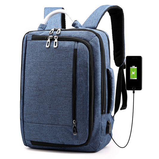 cxs-620 Multifunctional Oxford Laptop Bag Backpack (Blue) by buy2fix