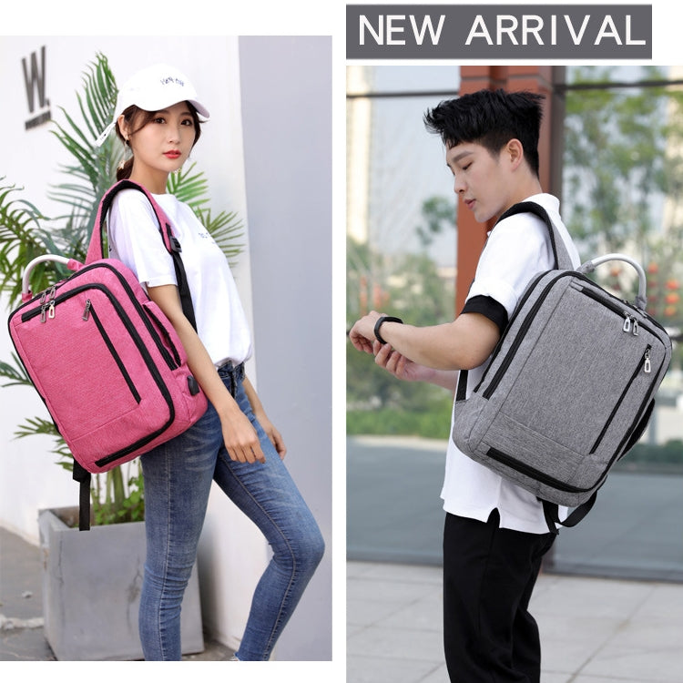 cxs-620 Multifunctional Oxford Laptop Bag Backpack (Grey) by buy2fix