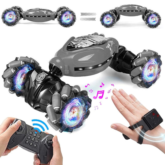 YDJ-D876 Gesture Sensing RC Stunt Car (Grey)