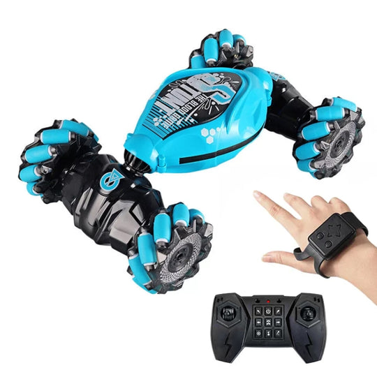 YDJ-D876 Gesture Sensing RC Stunt Car (Blue)