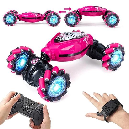 YDJ-D876 Gesture Sensing RC Stunt Car (Red)