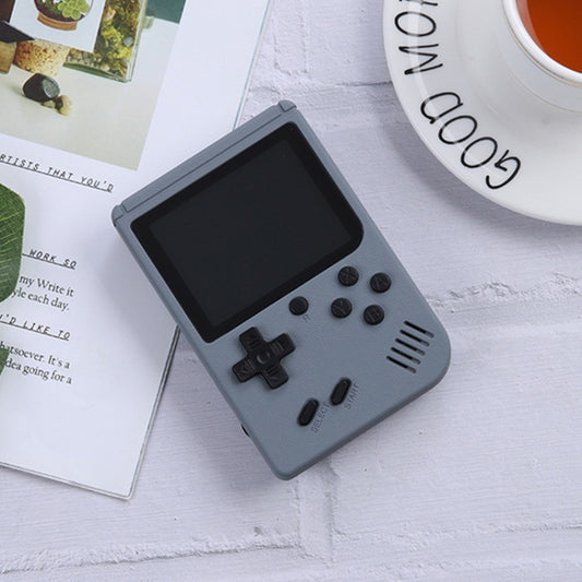 MK500 Macaron Mini Retro Classic Handheld Game Console for Kids Built-in 500 Games, Support AV Output(Grey) - Pocket Console by buy2fix | Online Shopping UK | buy2fix