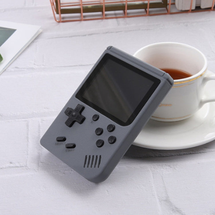 MK500 Macaron Mini Retro Classic Handheld Game Console for Kids Built-in 500 Games, Support AV Output(Grey) - Pocket Console by buy2fix | Online Shopping UK | buy2fix