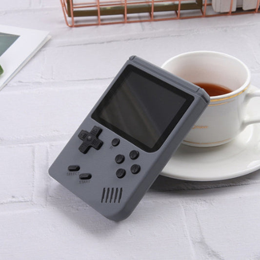 MK500 Macaron Mini Retro Classic Handheld Game Console for Kids Built-in 500 Games, Support AV Output(Grey) - Pocket Console by buy2fix | Online Shopping UK | buy2fix