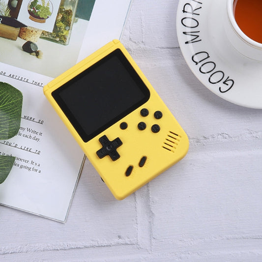 MK500 Macaron Mini Retro Classic Handheld Game Console for Kids Built-in 500 Games, Support AV Output(Yellow) - Pocket Console by buy2fix | Online Shopping UK | buy2fix