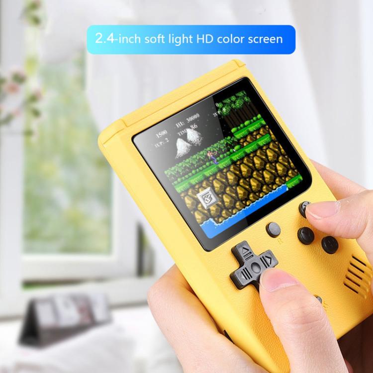 MK500 Macaron Mini Retro Classic Handheld Game Console for Kids Built-in 500 Games, Support AV Output(Grey) - Pocket Console by buy2fix | Online Shopping UK | buy2fix