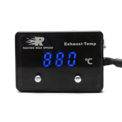 CNSPEED Car Tail Gas Digital Display Thermometer with Sensor P-ETM-01(Blue) - Clocks & Car Meters by buy2fix | Online Shopping UK | buy2fix