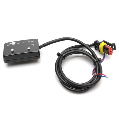 CNSPEED Car Tail Gas Digital Display Thermometer with Sensor P-ETM-01(Blue) - Clocks & Car Meters by buy2fix | Online Shopping UK | buy2fix