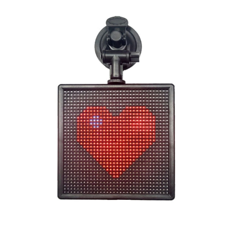 32x32 Pixel Full Color Wireless Bluetooth APP Control Emoticon Smile Faces LED Car Sign LED Display Lighting Board - Car Monitor by buy2fix | Online Shopping UK | buy2fix