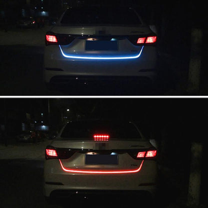 1.5m Car Auto Waterproof Universal Four Color Rear Flowing Light Tail Box Lights with Tail Light Controller, Ice Blue Light Driving Light, White Light Reversing Light, Red Light Brake Light, Yellow Light Turn Signal Light, LED Lamp Strip Tail Decoration - Brake Lights by buy2fix | Online Shopping UK | buy2fix