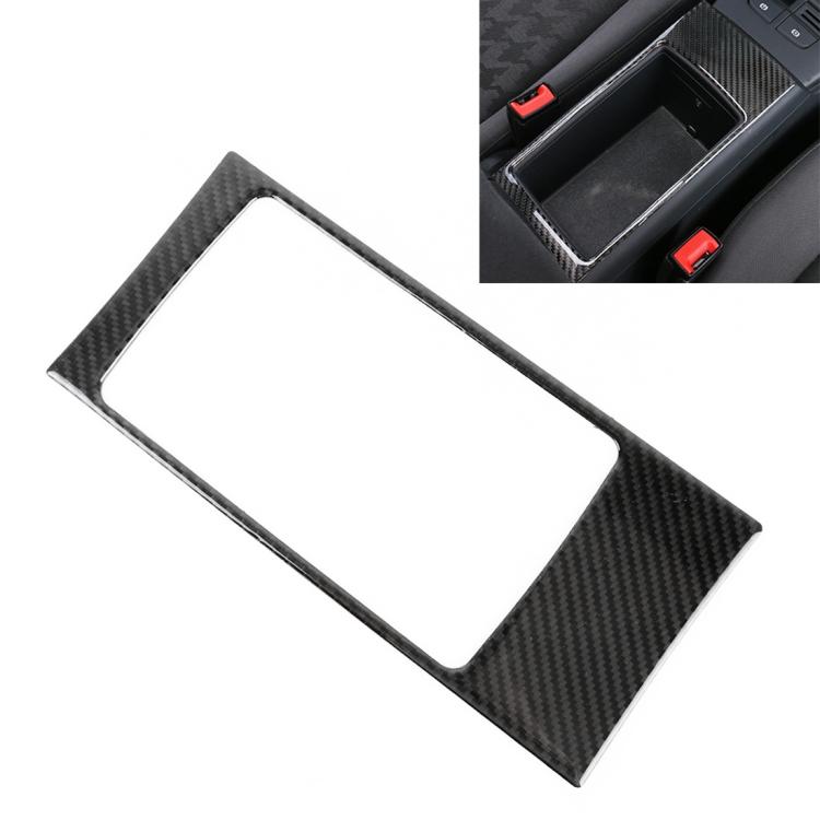 Car Carbon Fiber Storage Box Decorative Panel for Audi A3 2014-2018 - Car Interior Mouldings by buy2fix | Online Shopping UK | buy2fix