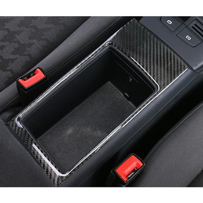 Car Carbon Fiber Storage Box Decorative Panel for Audi A3 2014-2018 - Car Interior Mouldings by buy2fix | Online Shopping UK | buy2fix