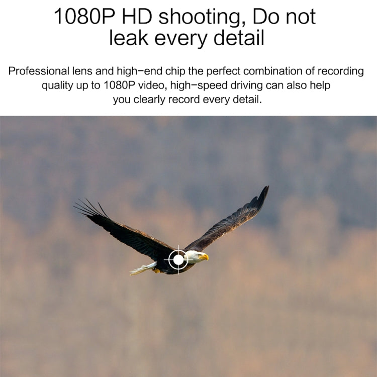 V100 7 inch LCD Touch Screen Rear View Mirror Car Recorder with Separate Camera, 170 Degree Wide Angle Viewing, Support Night Vision / Loop Video / Motion Detection / G-Sensor / TF Card by buy2fix