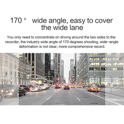 V100 7 inch LCD Touch Screen Rear View Mirror Car Recorder with Separate Camera, 170 Degree Wide Angle Viewing, Support Night Vision / Loop Video / Motion Detection / G-Sensor / TF Card by buy2fix