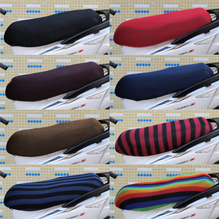 Waterproof Motorcycle Sun Protection Heat Insulation Seat Cover Prevent Bask In Seat Scooter Cushion Protect, Size: L, Length: 70-77cm; Width: 40-50cm(Black Red) - Seat Covers by buy2fix | Online Shopping UK | buy2fix