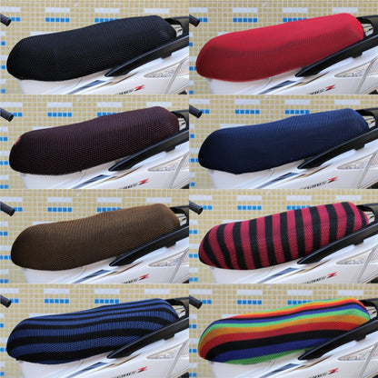 Waterproof Motorcycle Sun Protection Heat Insulation Seat Cover Prevent Bask In Seat Scooter Cushion Protect, Size: L, Length: 70-77cm; Width: 40-50cm(Black Red) - Seat Covers by buy2fix | Online Shopping UK | buy2fix