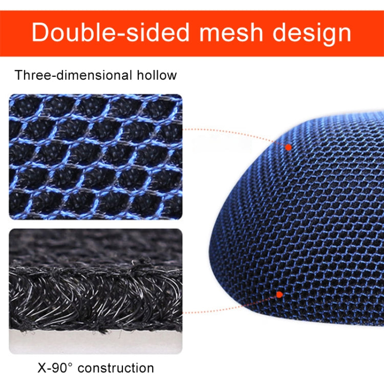 Waterproof Motorcycle Sun Protection Heat Insulation Seat Cover Prevent Bask In Seat Scooter Cushion Protect, Size: L, Length: 70-77cm; Width: 40-50cm(Blue) - Seat Covers by buy2fix | Online Shopping UK | buy2fix
