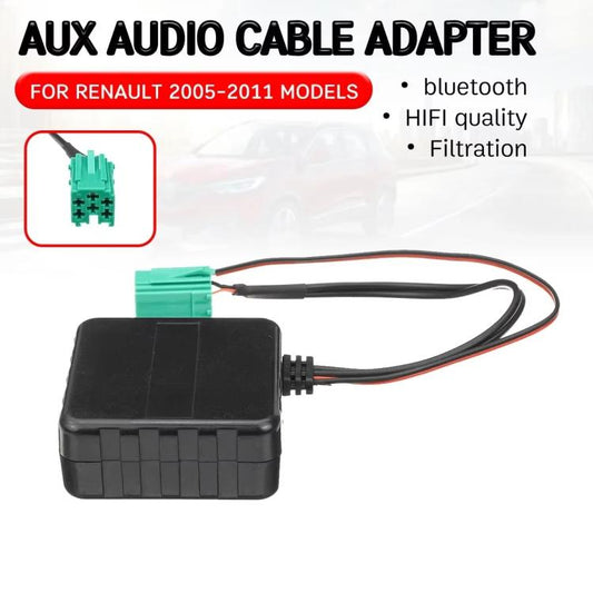 Car Wireless Bluetooth Module AUX Audio Adapter Cable for Renault - DIY Cables by buy2fix | Online Shopping UK | buy2fix