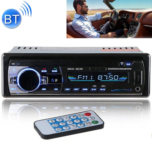 JSD-520 Car Stereo Radio MP3 Audio Player Support Bluetooth Hand-free Calling / FM / USB / SD, Ordinary Version - Car MP3 & MP4 & MP5 by buy2fix | Online Shopping UK | buy2fix