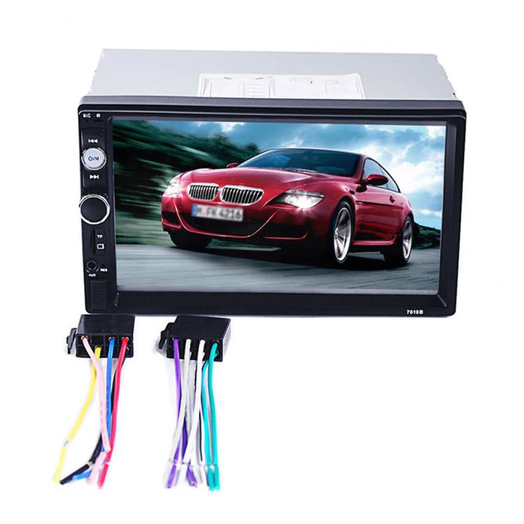 7010B HD 2 Din 7 inch Car Bluetooth Radio Receiver MP5 Player, Support FM & USB & TF Card by buy2fix