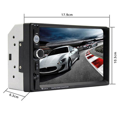 7010B HD 2 Din 7 inch Car Bluetooth Radio Receiver MP5 Player, Support FM & USB & TF Card by buy2fix