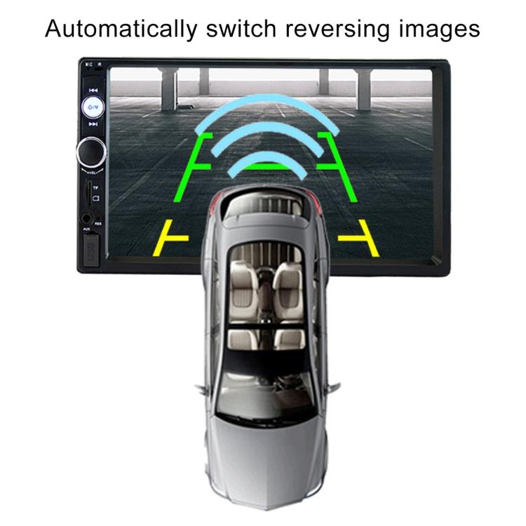 7010B HD 2 Din 7 inch Car Bluetooth Radio Receiver MP5 Player, Support FM & USB & TF Card by buy2fix