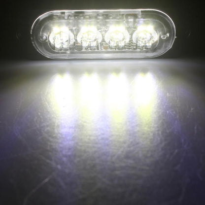 DC 12V-24V  2W 12LEDs SMD-2835 Lamps 17 Flash Patterns 3 Lines Car Flash Lamp Waterproof Car Truck Emergency Strobe Flash Warning Light, Cable Length: 90cm - Warning Lights by buy2fix | Online Shopping UK | buy2fix