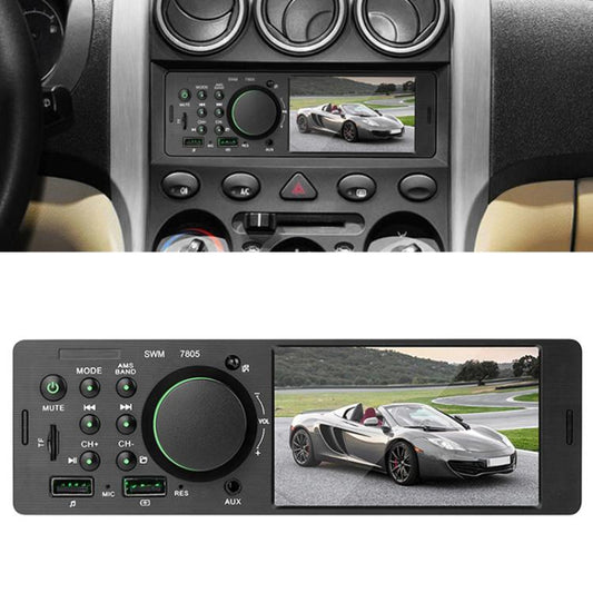 7805 4.1 inch Universal Car Radio Receiver MP5 Player, Support FM & Bluetooth & TF Card with Remote Control - Car MP3 & MP4 & MP5 by buy2fix | Online Shopping UK | buy2fix