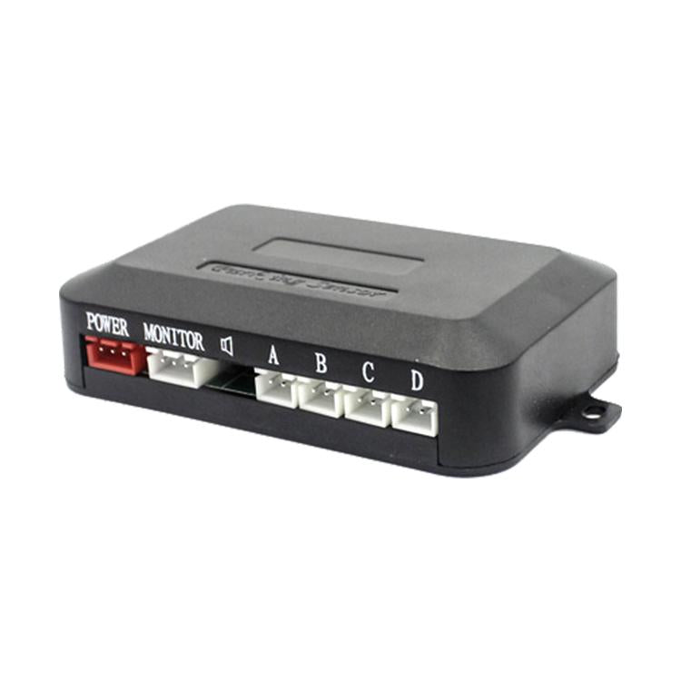 Car Buzzer Reverse Backup Radar System - Premium Quality 4 Parking Sensors Car Reverse Backup Radar System with LCD Display(White) - Radar Detectors by buy2fix | Online Shopping UK | buy2fix