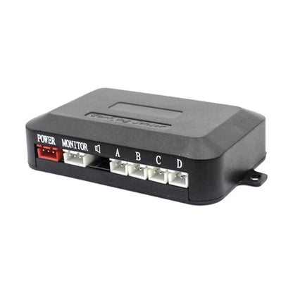Car Buzzer Reverse Backup Radar System - Premium Quality 4 Parking Sensors Car Reverse Backup Radar System with LCD Display(White) - Radar Detectors by buy2fix | Online Shopping UK | buy2fix