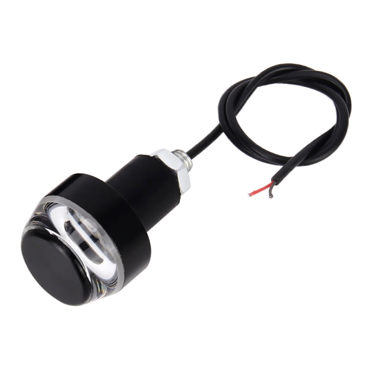 Pair Motorcycle Turn Signal Light Grip Bar Plug Strobe Side Marker End LED Handlebar Lamp - Signal Lights by buy2fix | Online Shopping UK | buy2fix