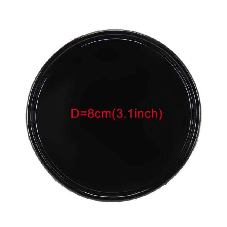 Car Auto Round Soft Rubber Dashboard Anti-slip Pad Mat for Phone / GPS/ MP4/ MP3, Diameter: 8cm(Black) by buy2fix