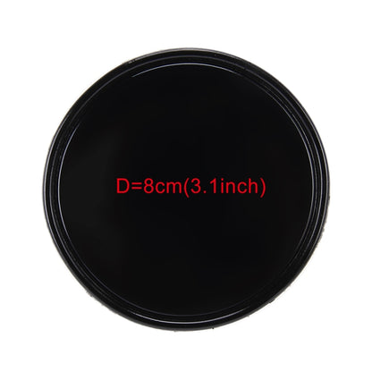 Car Auto Round Soft Rubber Dashboard Anti-slip Pad Mat for Phone / GPS/ MP4/ MP3, Diameter: 8cm(Black) by buy2fix
