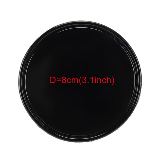 Car Auto Round Soft Rubber Dashboard Anti-slip Pad Mat for Phone / GPS/ MP4/ MP3, Diameter: 8cm(Black) by buy2fix