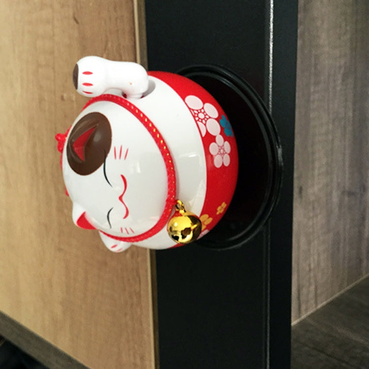 Car Auto Round Soft Rubber Dashboard Anti-slip Pad Mat for Phone / GPS/ MP4/ MP3, Diameter: 8cm(Black) by buy2fix