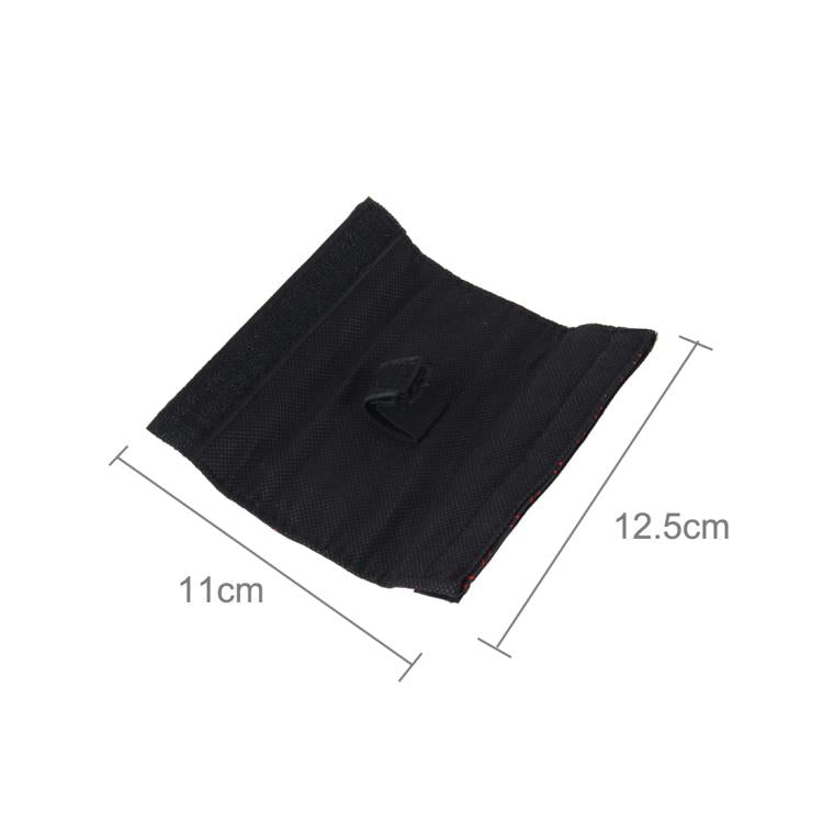 2 PCS Car Hand Brake Cover Shift Knob Gear Stick Cushion Sets Cover Car Accessory Interior Decoration Pad(Red) by buy2fix