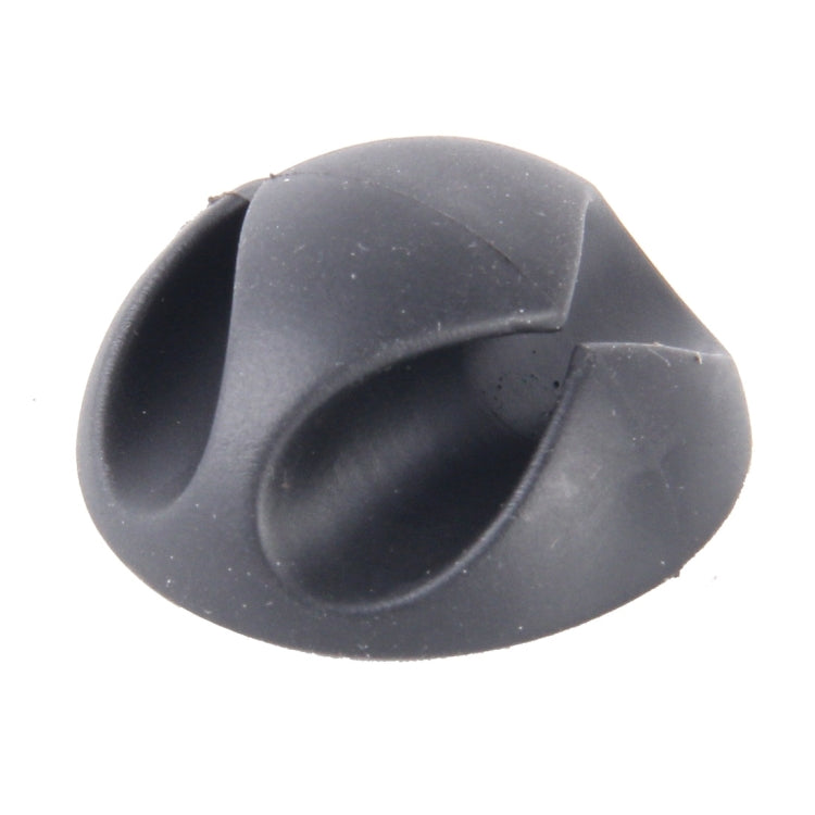 5 PCS Double Hole Cable Clips, Cable Management System and Cord Organizer Solution(Black) by buy2fix