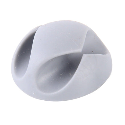 5 PCS Double Hole Cable Clips, Cable Management System and Cord Organizer Solution(Grey) by buy2fix