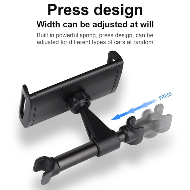 p-01 Auto Car Seatback Tablet PC / Mobilephone Holder (Black) by buy2fix